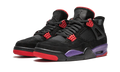 Nike Air Jordan 4 Raptors Black Purple Red Suede