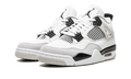 Nike Air Jordan 4 White Gray Black Suede Leather