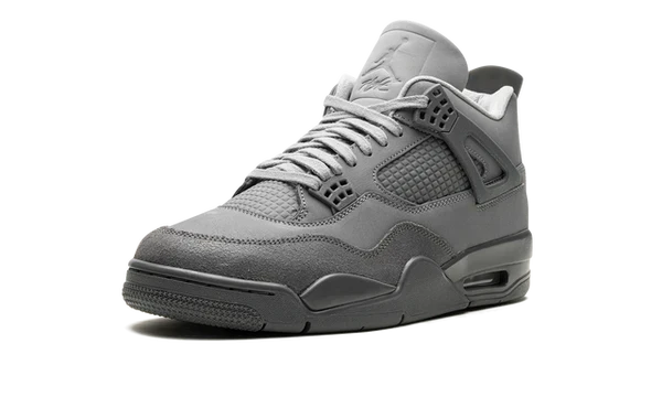 Nike Air Jordan 4 Dark Gray Suede Leather
