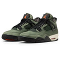 Undefeated x Air Jordan 4 Retro Dark Green Black Suede